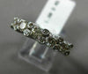 ESTATE 1.30CT DIAMOND 14KT WHITE GOLD 3D 5 STONE ETOILE WEDDING ANNIVERSARY RING