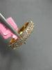 ESTATE .76CT PINK DIAMOND 18KT ROSE GOLD 3D MULTI ROW WEDDING ANNIVERSARY RING