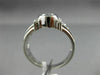 ESTATE 1.39CT DIAMOND & AAA SAPPHIRE 14K WHITE GOLD 3D GREEK KEY ENGAGEMENT RING