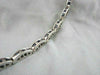 ESTATE 4.45CT DIAMOND & SAPPHIRE 14KT WHITE GOLD 3 DIMENSIONAL TENNIS BRACELET
