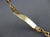 ESTATE 14KT ROSE GOLD 3D CLASSIC KIDS NAME PLATE ENGRAVABLE BRACELET #22036