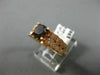 1.36CT WHITE & CHOCOLATE FANCY DIAMOND 14K ROSE GOLD 3D FILIGREE ENGAGEMENT RING