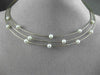 ESTATE 14KT WHITE GOLD SOUTH SEA PEARL BY THE YARD ITALIAN CHOKER NECKLACE 22805