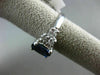 WIDE 2.38CT DIAMOND & AAA KASHMIR SAPPHIRE 14KT WHITE GOLD OVAL ENGAGEMENT RING