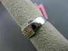 ESTATE WIDE 1.29CT DIAMOND 18KT WHITE & ROSE GOLD 3D WEDDING ANNIVERSARY RING