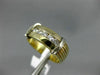 ESTATE .30CT DIAMOND 14KT WHITE GOLD 3D CLASSIC FLOWER CLUSTER PENDANT #2804