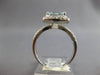 2.37CT DIAMOND & AAA AQUAMARINE 14KT WHITE GOLD CUSHION & ROUND ENGAGEMENT RING