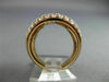 ESTATE LARGE 3.18CT DIAMOND 18KT ROSE GOLD PAVE CLASSIC WEDDING ANNIVERSARY RING