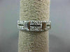 ANTIQUE WIDE 1.69CT DIAMOND PLATINUM 3D ETERNITY WEDDING ANNIVERSARY RING #21351