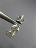 2.11CT DIAMOND 18KT WHITE GOLD 3D ROUND & BAGUETTE OVAL SQUARE HANGING EARRINGS