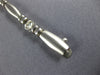 .75CT DIAMOND 14KT WHITE GOLD CLASSIC MATTE & SHINY BEZEL TENNIS BRACELET #1471