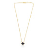 1.93CT DIAMOND & AAA SAPPHIRE 14K YELLOW GOLD 3D FLOWER ADJUSTABLE LOVE NECKLACE