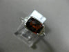 1.76CT DIAMOND & AAA GARNET 14KT WHITE GOLD 3D FILIGREE FRIENDSHIP PROMISE RING