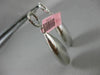 ESTATE LARGE .36CT DIAMOND 14KT WHITE GOLD 3D CIRCLE OF LIFE PEAR SHAPE EARRINGS