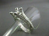 ESTATE .46CT DIAMOND 3D PRONG 18KT WHITE GOLD SEMI MOUNT ENGAGEMENT RING #187