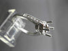 ESTATE .35CT DIAMOND 14K WHITE GOLD 3D FILIGREE SEMI MOUNT ENGAGEMENT RING #1568