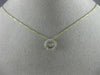 ESTATE 14KT TWO TONE GOLD 3D DANCING DIAMOND CIRCLE OF LIFE CLUSTER HALO PENDANT