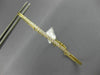 ESTATE .38CT DIAMOND 18K YELLOW GOLD CLASSIC BAR FLEXIBLE LOVE BANGLE BRACELET