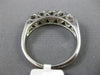 ANTIQUE LARGE 1.75CT DIAMOND PLATINUM FIVE STONE WEDDING ANNIVERSARY RING #22296