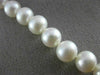ESTATE 925 SILVER AAA SOUTH SEA PEARL 3D SINGLE STRAND FLOWER NECKLACE #25828