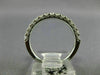 .40CT DIAMOND 18K WHITE GOLD 3D ROUND COMFORT FIT SEMI ETERNITY ANNIVERSARY RING