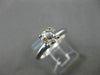 ANTIQUE WIDE .63CT OLD MINE DIAMOND PLATINUM SOLITAIRE ENGAGEMENT RING #19260