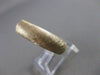 ESTATE 14K YELLOW GOLD MATTE FINISH MENS WEDDING BAND RING 6MM WIDE 12.25 #21060