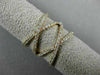 ESTATE LARGE .72CT DIAMOND 14KT ROSE GOLD 3D MULTI ROW CRISS CROSS LOVE RING