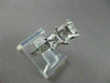ESTATE 1.08CT DIAMOND 14KT W SEMI MOUNT FILIGTEE 3 STONE ENGAGEMENT RING #1399
