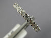 2.40CT DIAMOND 14K WHITE GOLD SHARED PRONG ETERNITY 3mm WEDDING ANNIVERSARY RING