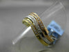 ESTATE .61CT DIAMOND 18KT WHITE & YELLOW & ROSE GOLD WAVE STACKABLE RING SET