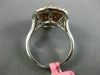 ESTATE WIDE .99CT WHITE & PINK DIAMOND 18KT WHITE & ROSE GOLD CIRCULAR FUN RING