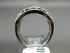 ESTATE WIDE .65CT DIAMOND 14KT WHITE GOLD MULTI CROSS WEDDING ANNIVERSARY RING