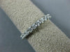 ESTATE 1.0CT DIAMOND 14KT WHITE GOLD 3D 2mm SHARE PRONG WEDDING ANNIVERSARY RING