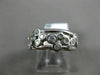 ESTATE WIDE .60CT ROUND DIAMOND 14KT WHITE GOLD 3D CLASSIC ETOILE WAVE FUN RING