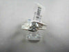 ESTATE 1.44CT ROUND & PRINCESS DIAMOND 14KT WHITE GOLD ENGAGEMENT RING AMAZING!!