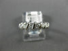 ESTATE .29CT DIAMOND 14KT WHITE GOLD CLASSIC SIX STONE ANNIVERSARY RING #20169