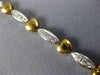 .60CT DIAMOND 14KT TWO TONE GOLD 3D MULTI HEART CLASSIC TENNIS BRACELET #1488