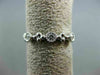 .25CT DIAMOND 14KT WHITE GOLD 3D 5 STONE FILIGREE SEMI ETERNITY ANNIVERSARY RING