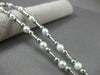 ESTATE 14KT WHITE GOLD AAA SOUTH SEA PEARL BY THE YARD ITALIAN NECKLACE #21303