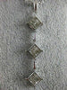 LARGE .68CT DIAMOND 18KT WHITE GOLD GRADUATING JOURNEY FLOATING PENDANT