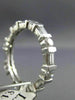 ESTATE 1.60CT ROUND & BAGUETTE DIAMOND PLATINUM ETERNITY ANNIVERSARY RING #2185