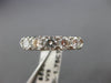 ANTIQUE LARGE 1.75CT DIAMOND PLATINUM FIVE STONE WEDDING ANNIVERSARY RING #22296