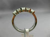 ESTATE .61CT PRINCESS DIAMOND 14K WHITE GOLD 3D WEDDING ANNIVERSARY RING #14578