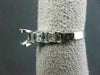 ESTATE 1.05CT DIAMOND 14KT WHITE GOLD PYRAMID SEMI MOUNT ENGAGEMENT RING #22419