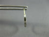 ANTIQUE SMALL 14KT WHITE GOLD 3D HANDCRAFTED FILIGREE HOOP EARRINGS #25586