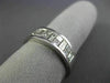 ESTATE 1.40CT DIAMOND 14KT WHITE GOLD 3D CHANNEL WEDDING ANNIVERSARY RING 6mm