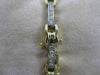 ESTATE 1.60CTW DIAMOND 14K WHITE YELLOW GOLD LOVE BRACELET F VVS 7.0" 6MM #19823