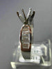 ESTATE .90CT DIAMOND 14KT WHITE GOLD CLASSIC 6 PRONG SEMI MOUNT ENGAGEMENT RING