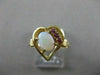 ESTATE AAA OPAL RUBY 14K YELLOW GOLD OPEN HEART COCKTAIL CLUSTER RING 13MM #4014